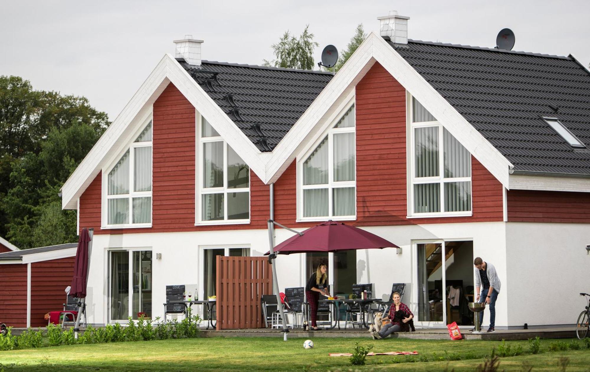 Ferienhaus Nordhorn - Haus Am See Buitenkant foto